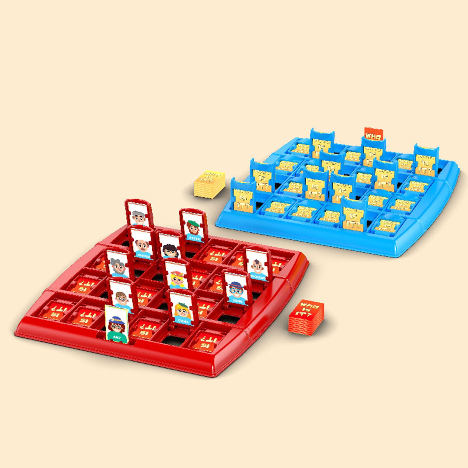 Board Game Guess Who - 1pc 私が誰であるかを推測するボードゲーム親子インタラクティブ記憶ロジックカードボードゲーム教育推測おもちゃ家族パーティー用