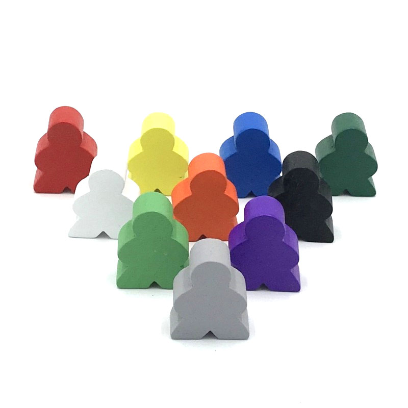 Chess Set Wooden - 木製チェスピース,10個,大型,20x23x10mm,ボードゲーム用アクセサリー