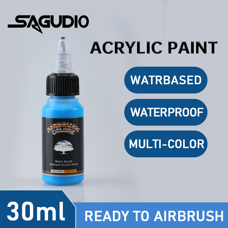 Miniature Painting Set - SAGUD エアブラシペイント スプレー準備完了 水性 24 マットカラー