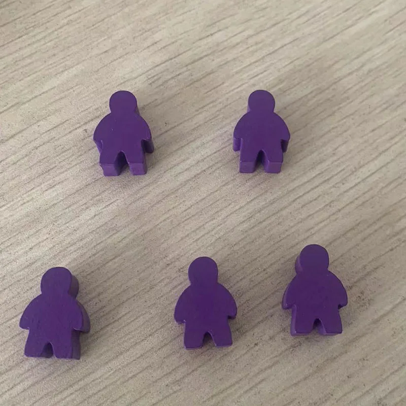 Chess Set Wooden - 5 ピース/セットヒューマノイド木製チェスゲームアクセサリー