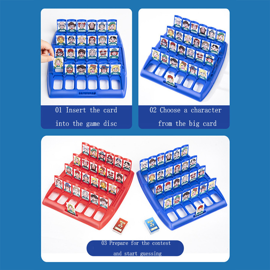 私が誰か当ててみよう ボードゲーム 親子インタラクションおも - Board Game Guess Who のレビューと価格
