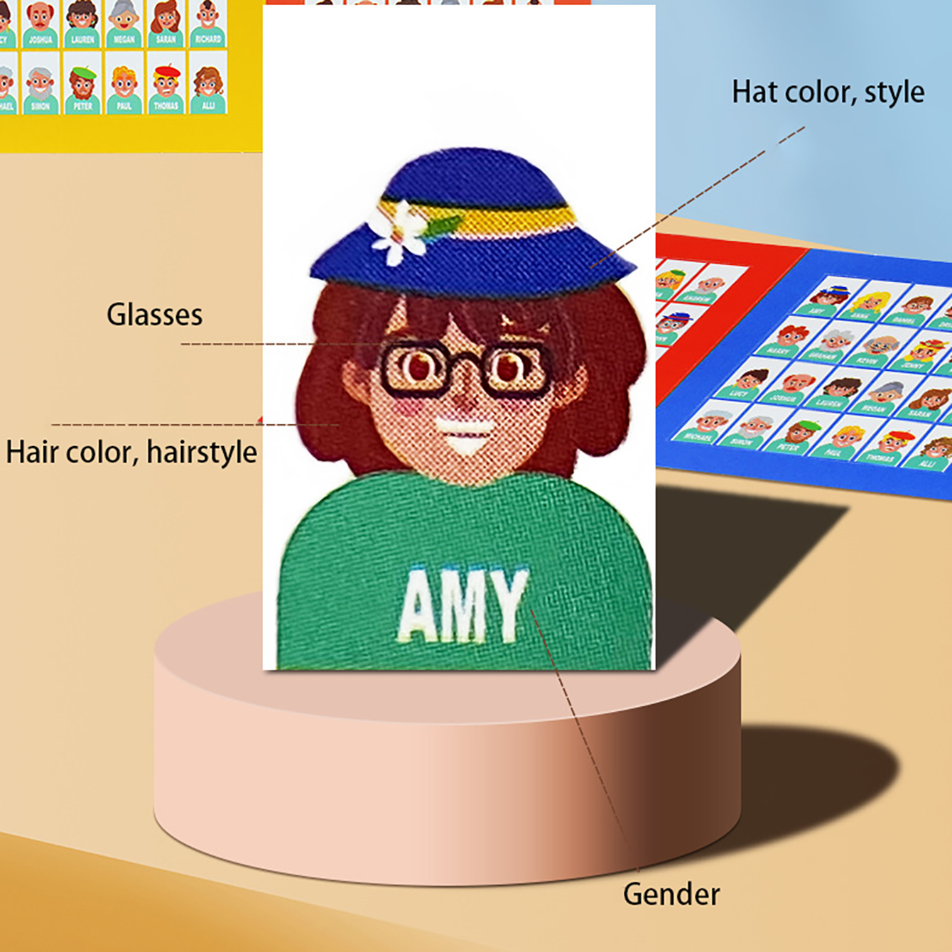 家族向けボードゲーム,古典的なおもちゃ,記憶力トレーニング, - Board Game Guess Who のレビューと価格