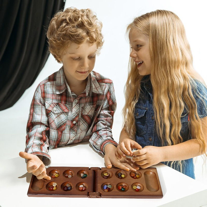 古代マンカラアフリカチェスセット 必須のボードゲーム 高品質 - Chess Set Wooden のレビューと価格