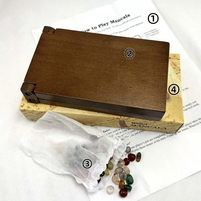 古代マンカラアフリカチェスセット 必須のボードゲーム 高品質 - Chess Set Wooden のレビューと価格