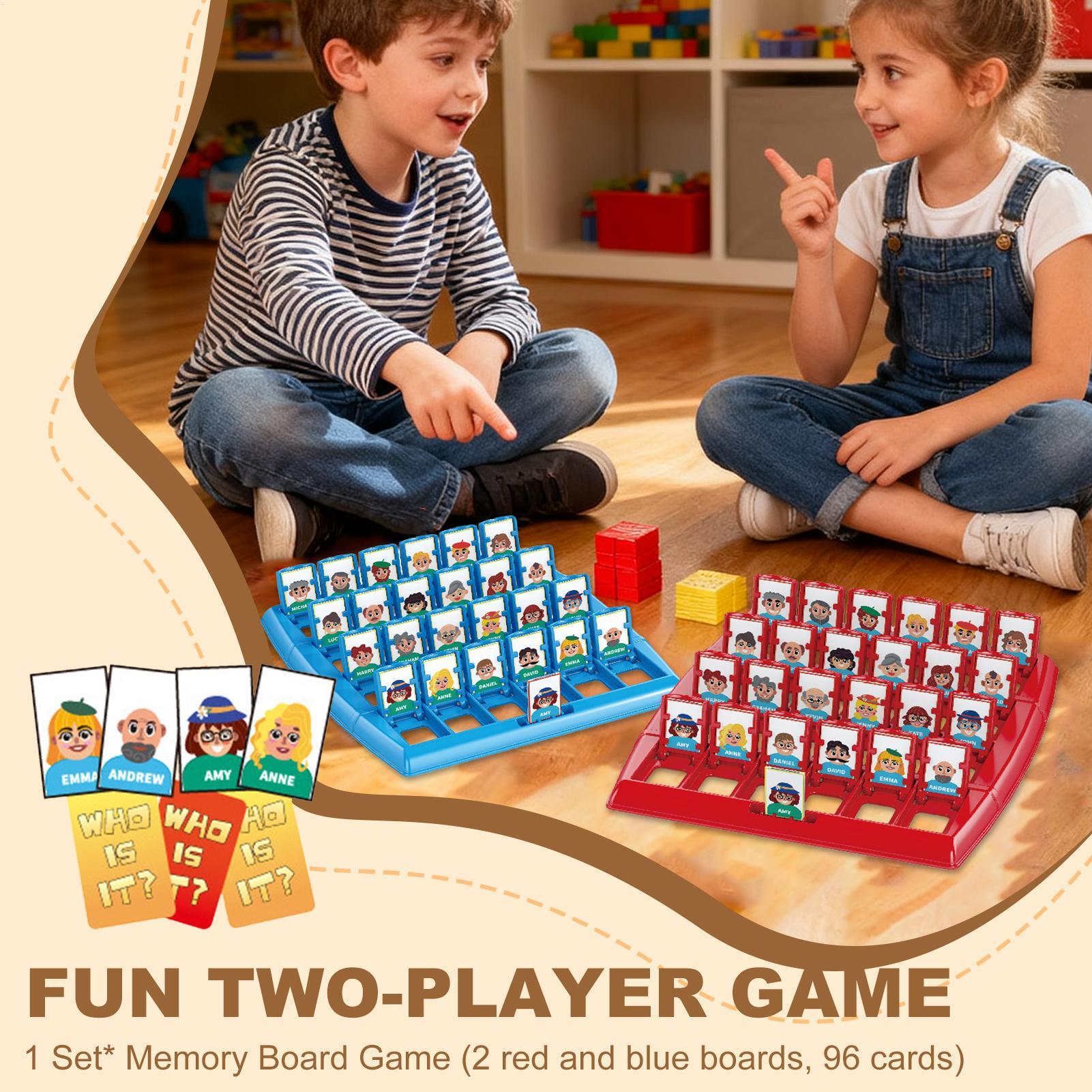 私が誰であるかを推測するボードゲーム、記憶力と論理力を鍛える - Board Game Guess Who のレビューと価格