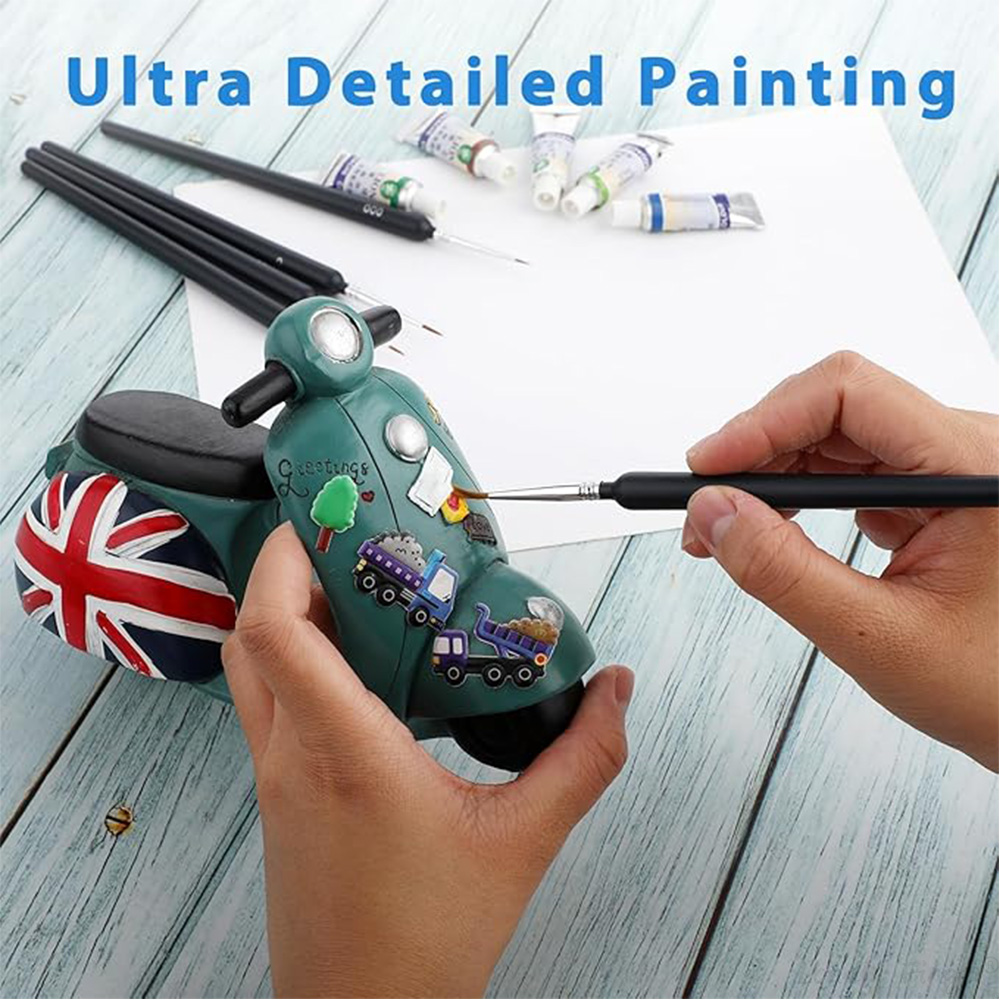 5/11本ペイントブラシセット、アーティスト用ファインディテ - Miniature Painting Set のレビューと価格