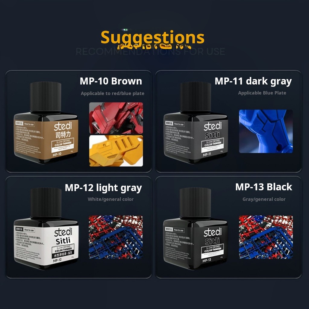 Stedi MP シリーズ 40 グラム耐候性アクリル塗料パ - Miniature Painting Set のレビューと価格