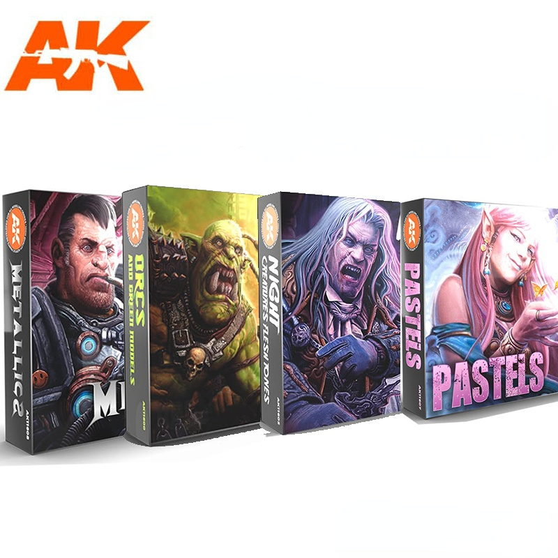AKインタラクティブ 第3世代アクリルカラーペイントセット - Miniature Painting Set のレビューと価格